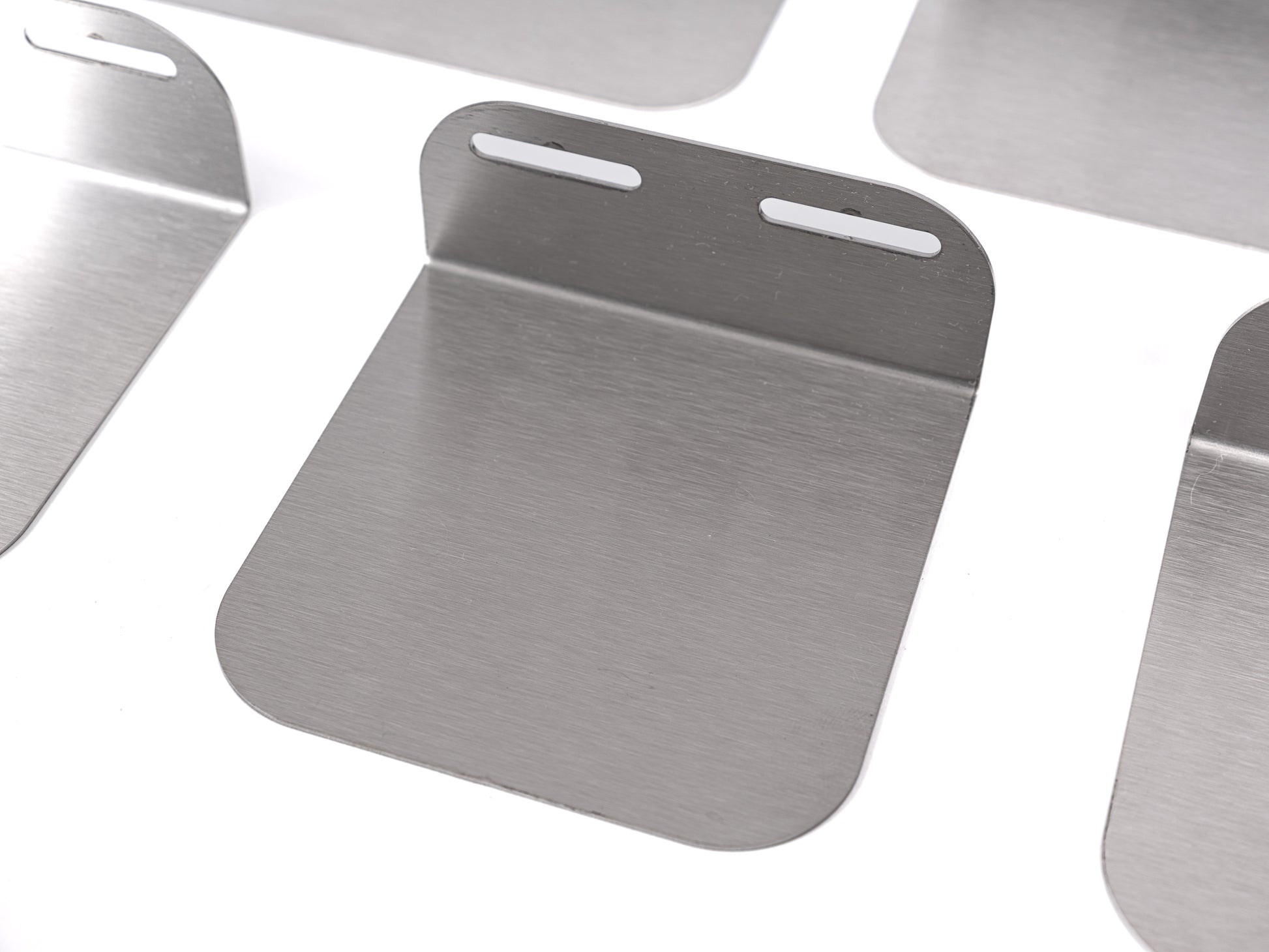 Close-up of smooth stainless steel surface showing cooling and hygienic properties