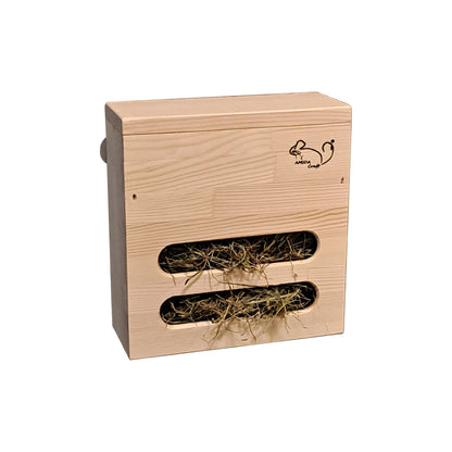 Kiln-Dried Pine Hay Feeder for Chinchillas, Rabbits & Guinea Pigs