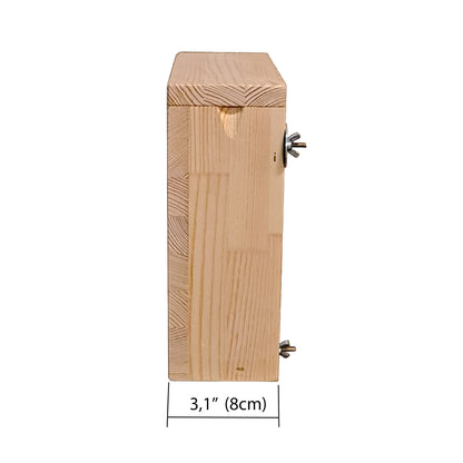 Kiln-Dried Pine Hay Feeder for Chinchillas, Rabbits & Guinea Pigs