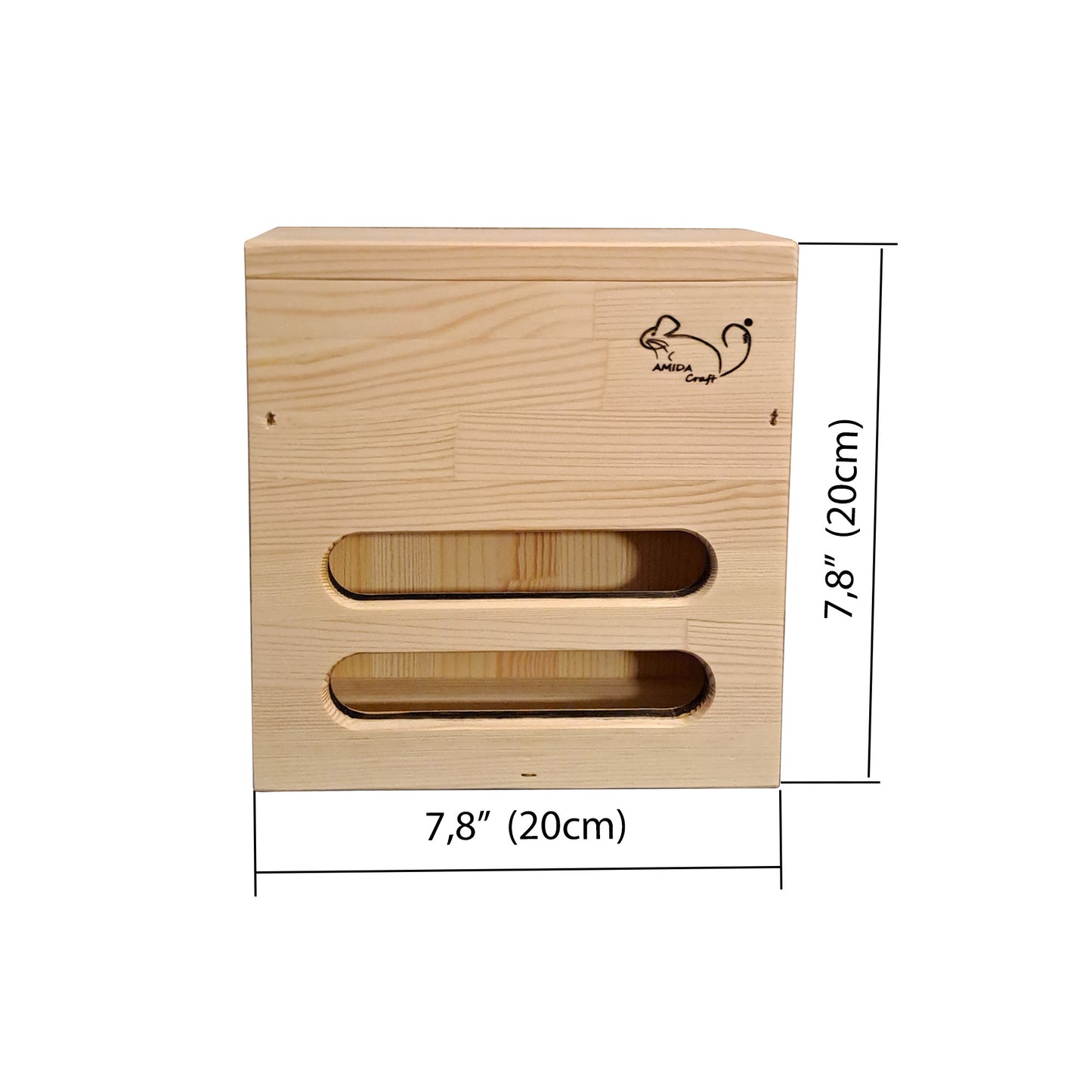 Kiln-Dried Pine Hay Feeder for Chinchillas, Rabbits & Guinea Pigs