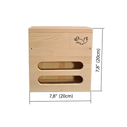 Kiln-Dried Pine Hay Feeder for Chinchillas, Rabbits & Guinea Pigs