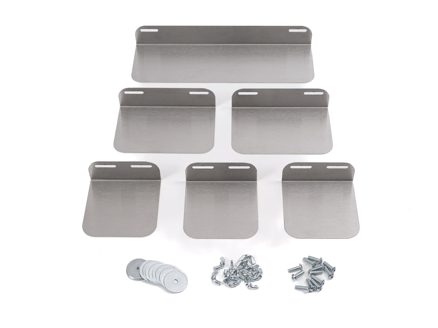Durable Stainless Steel Shelves for Small Pets Set 6pcs