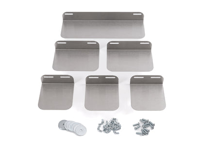 Durable Stainless Steel Shelves for Small Pets Set 6pcs