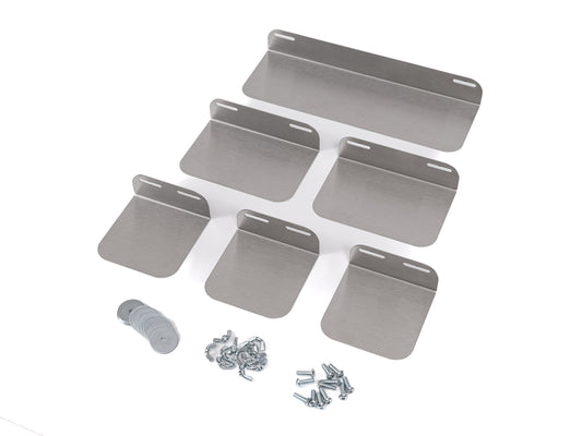 Durable Stainless Steel Shelves for Small Pets Set 6pcs